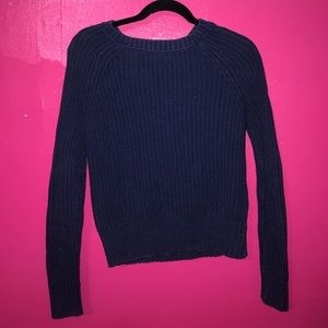 Navy blue American Eagle knit sweater